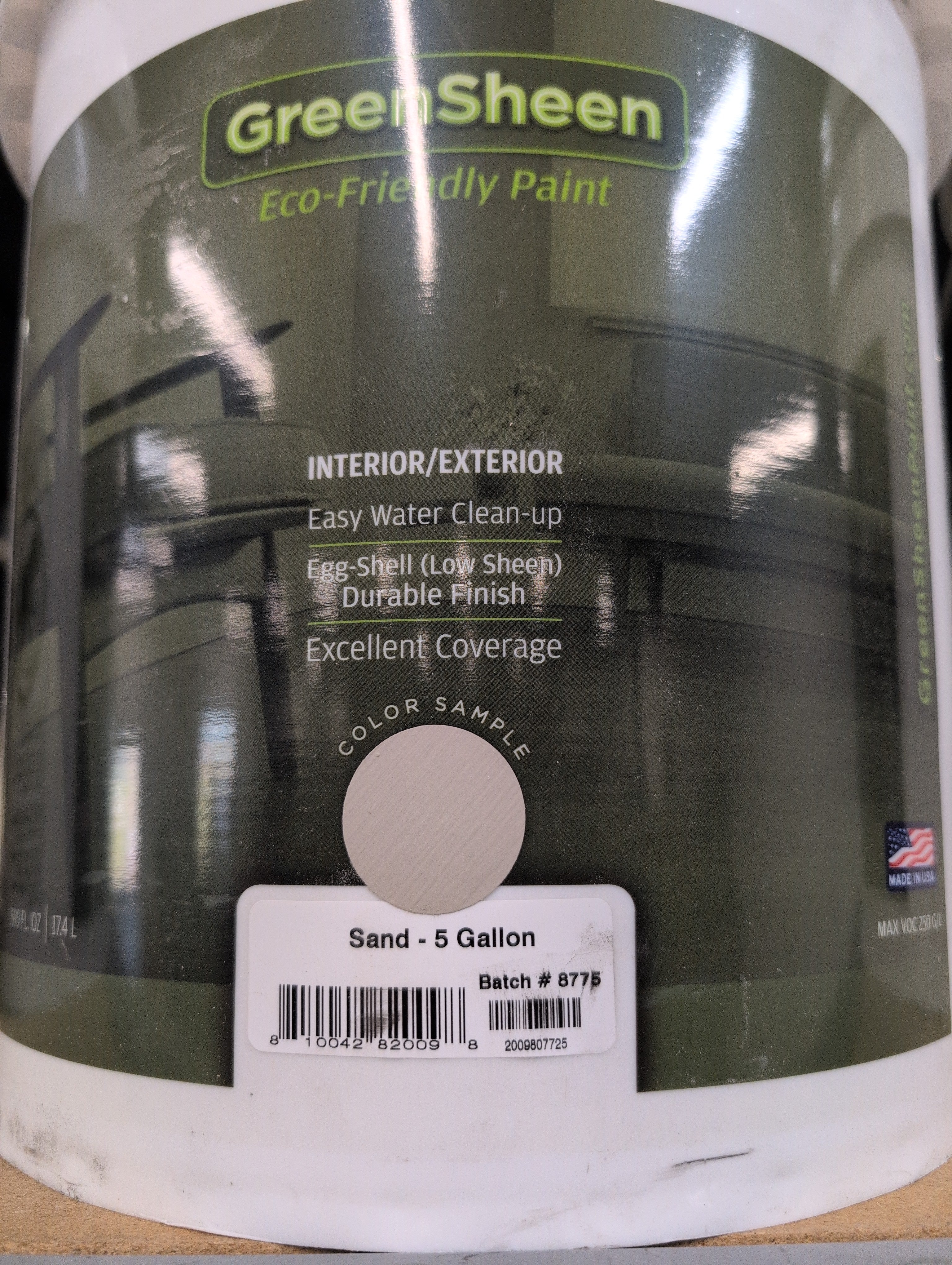 GreenSheen 5 gal sand