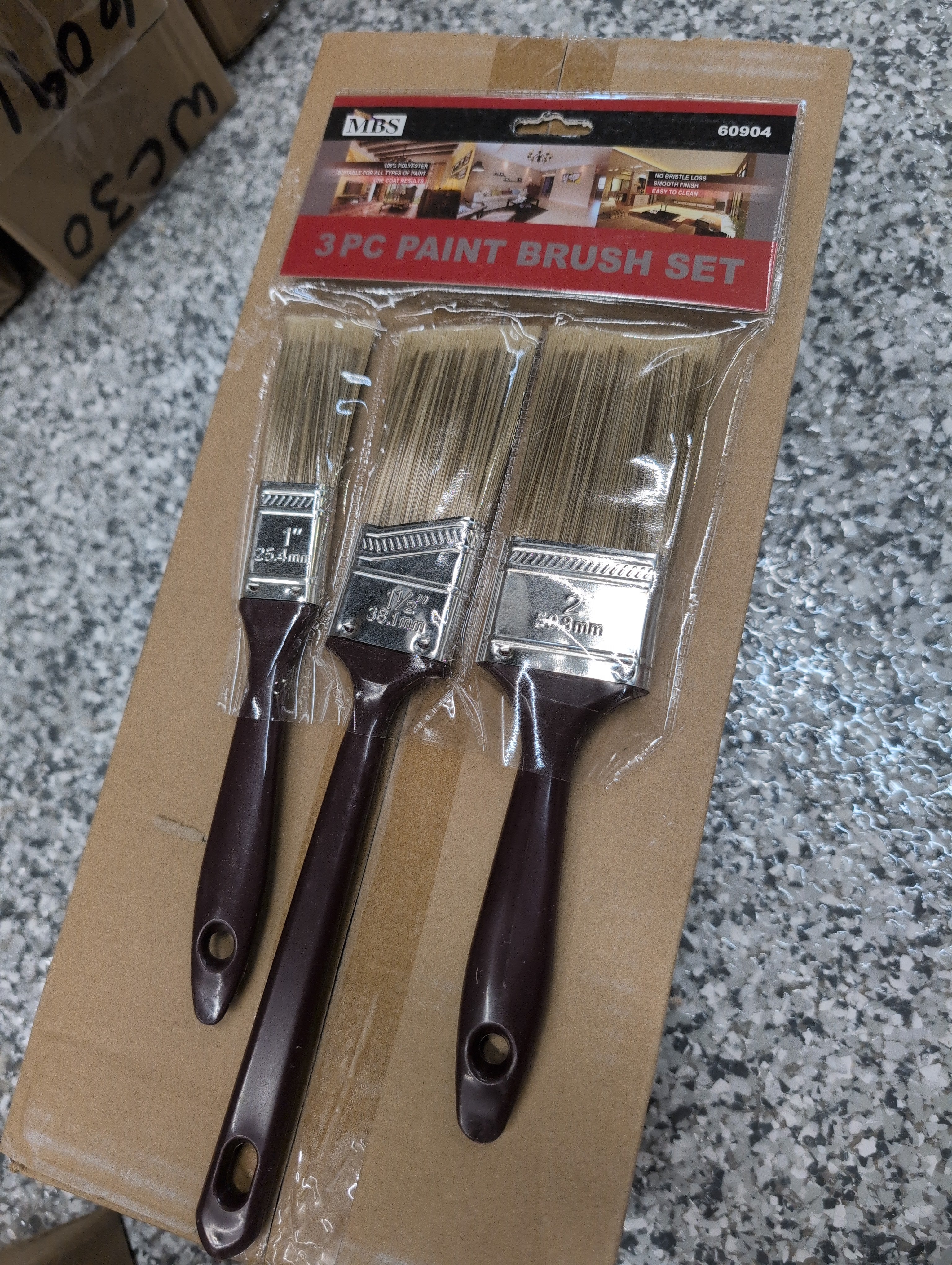 MBS 3pc Brush Set