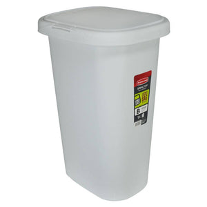 Rubbermaid 13 Gal. White Spring - Top Wastebasket - Stu's Home Improvement Outlet