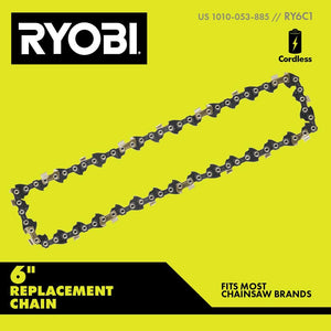 6 in. 0.043 - Gauge Replacement Full Compliment Chainsaw Chain, 38 Links (Single - Pack) - Stu's Home Improvement Outlet