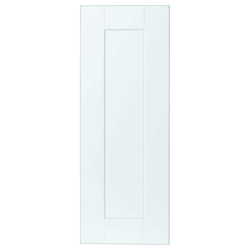 Shaker 11 in. W x 29.37 in. H Wall Cabinet Decorative End Panel in Satin White
