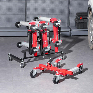 Car Dolly Rack, Storage Rack with 360° Rotatable Wheels, Hydraulic Ratchet Trolley Jack Stand Organizer, Jack Stands - Stu's Home Improvement Outlet