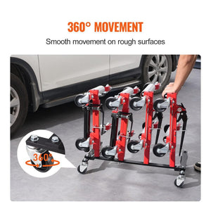 Car Dolly Rack, Storage Rack with 360° Rotatable Wheels, Hydraulic Ratchet Trolley Jack Stand Organizer, Jack Stands - Stu's Home Improvement Outlet