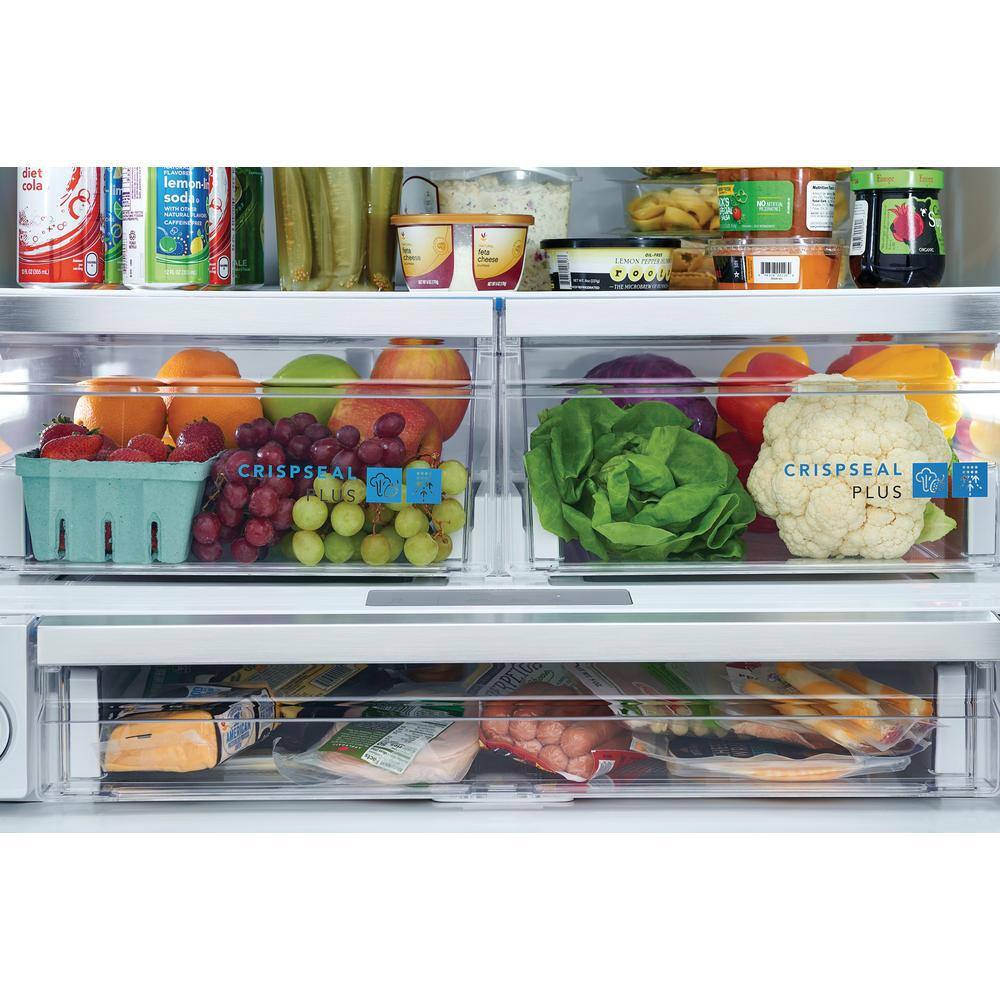 Frigidaire 27.8 cu. ft. French Door Refrigerator in Smudge-Proof Stainless Steel (GRFS2853AF)