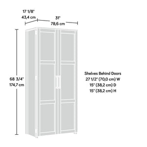 Unbranded HomeVisions Soft White Storage Cabinet - Stu's Home Improvement Outlet