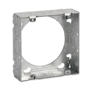 4 - 11/16 in. 2 - Gang New Work Square Metal Electrical Box Extension Ring (73151 1/2 3/4) - Stu's Home Improvement Outlet