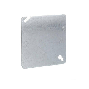 4 in. Metallic Blank Square Electrical Box Cover - Stu's Home Improvement Outlet