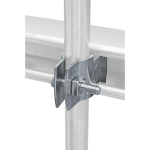 3/4 in. Strut Fitting Universal Strut Pipe Clamp - Silver Galvanized - Stu's Home Improvement Outlet