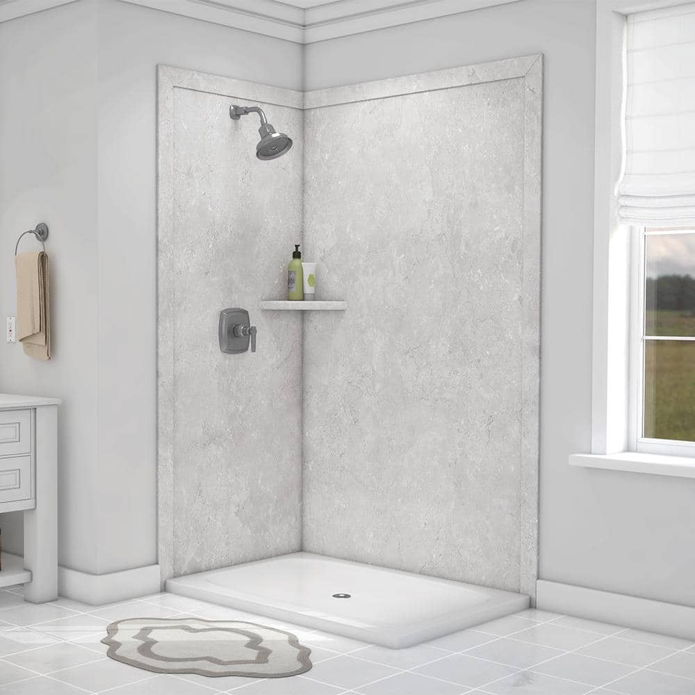 Elegance 48x80x36 Shower Wall, Tundra