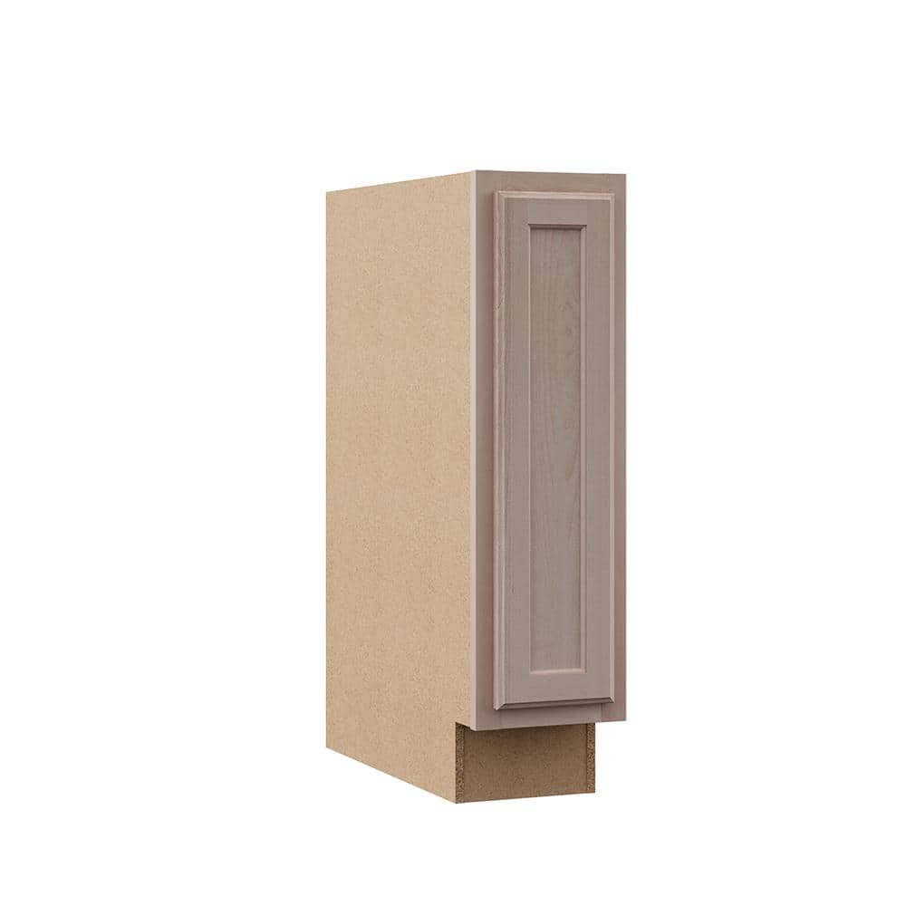 Hampton Assembled 9x34.5x24 in. Base Cabinet in Unfinished Beech