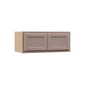 Hampton Assembled 30x12x12 in. Wall Bridge Kitchen Cabinet in Unfinished - Stu's Home Improvement Outlet