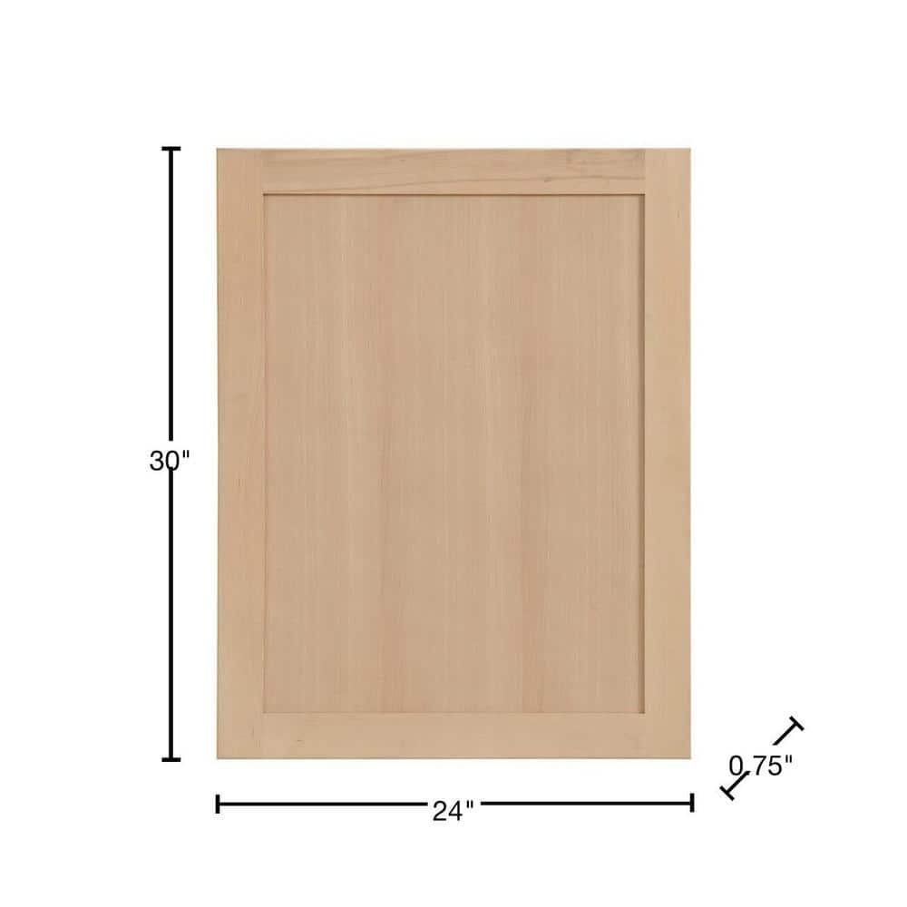 24 in. x 30 in. Base Decorative End Panel in Unfinished for CLICKREADY Technology