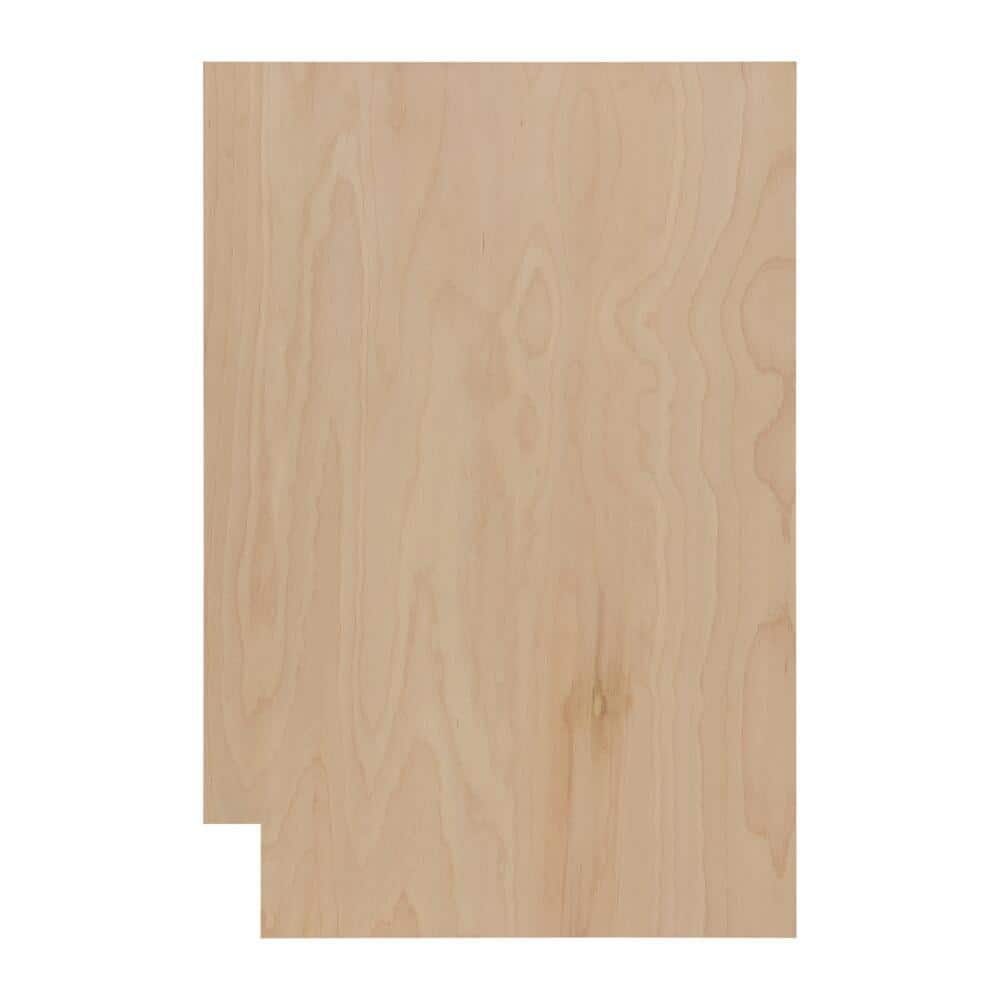 24 in. W x 34.5 in. H Base Cabinet Flush End Panel in Unfinished for CLICKREADY Technology