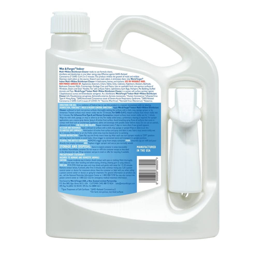Wet and Forget 64 oz. Indoor Mold and Mildew Disinfectant Cleaner