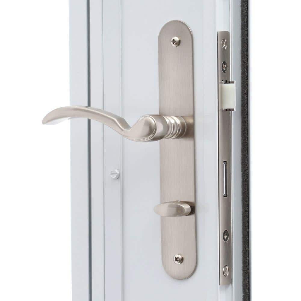 Andersen 400 Series 36 in. x 80 in. White Universal 3/4 Light Retractable Aluminum Storm Door with Nickel Hardware