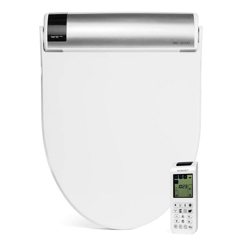 Bliss BB-2000 Electric Bidet Seat for Elongated Toilets in White