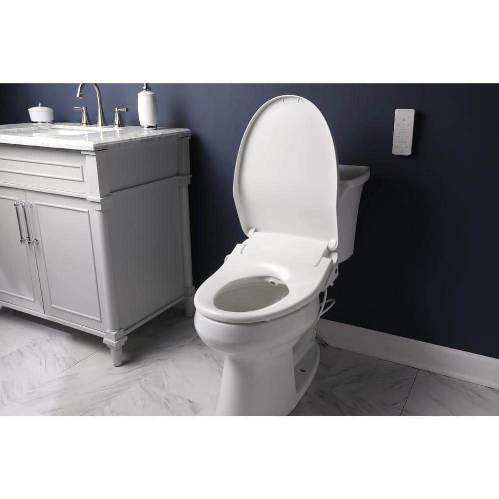 BIO BIDET HD-7500 Electric Bidet Seat for Elongated Toilets in White