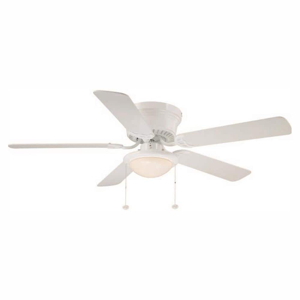 Hugger 52 in. LED Indoor White Ceiling Fan with Light Kit - Stu's Home Improvement Outlet