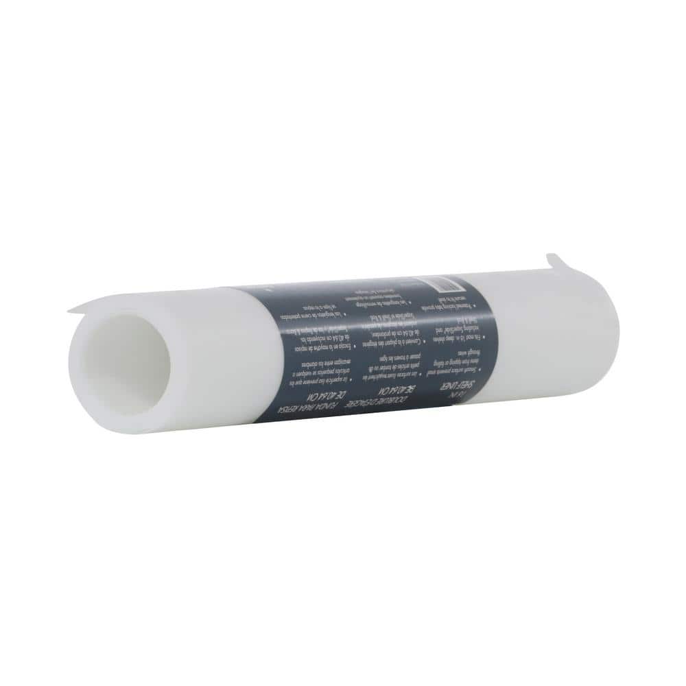 16 in. x 96 in. White Vinyl Shelf Liner
