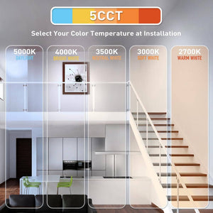 Premium Series 4 in. LED, 2 - Level Lumen Select, InfinitiEdge Slim Canless Recessed Light, Adjustable CCT - Stu's Home Improvement Outlet