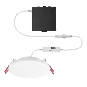 Premium Series 4 in. LED, 2 - Level Lumen Select, InfinitiEdge Slim Canless Recessed Light, Adjustable CCT - Stu's Home Improvement Outlet