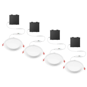 Premium Series 6 in. LED, 2 - Level Lumen Select, Baffle Canless Recessed Light, Adjustable CCT - Stu's Home Improvement Outlet