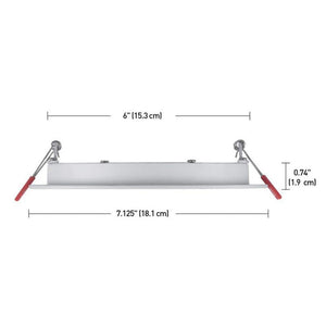 Premium Series 6 in. LED, 2 - Level Lumen Select, Baffle Canless Recessed Light, Adjustable CCT - Stu's Home Improvement Outlet