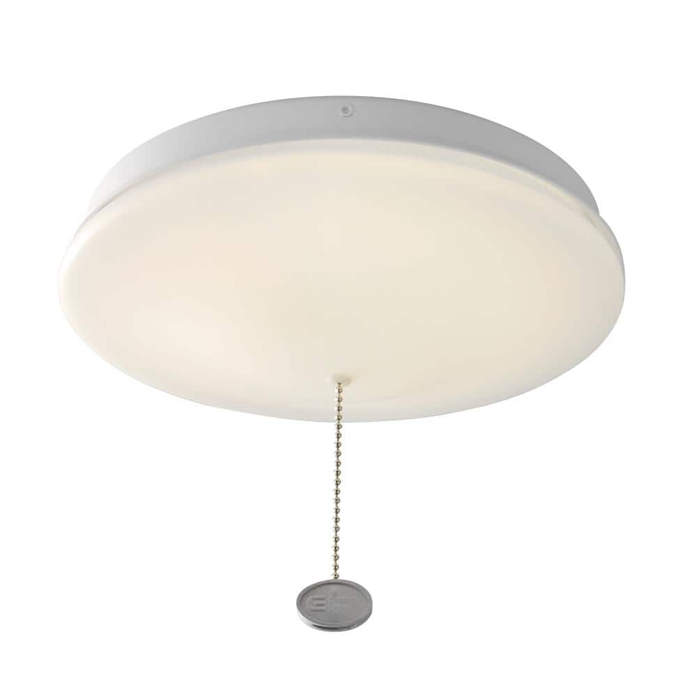 10 in. White Closet Light with Pull Chain LED Flush Mount Ceiling Light 900 Lumens 4000K Bright White - Stu's Home Improvement Outlet