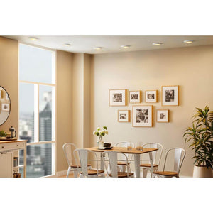 6 in. White Disk Light LED Flush Mount Light Fixture 600 - 900 - 1100 Lumens 2700K - 5000K Dimmable J - Box Compatible (6 - Pack) - Stu's Home Improvement Outlet