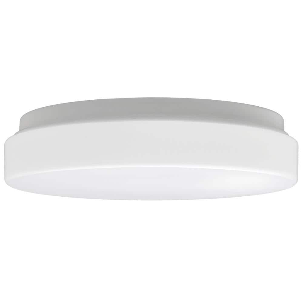 7 in. Low Profile Round LED Flush Mount Ceiling Light Fixture Modern Smooth Cover 810 Lumens 4000K Bright White - Stu's Home Improvement Outlet