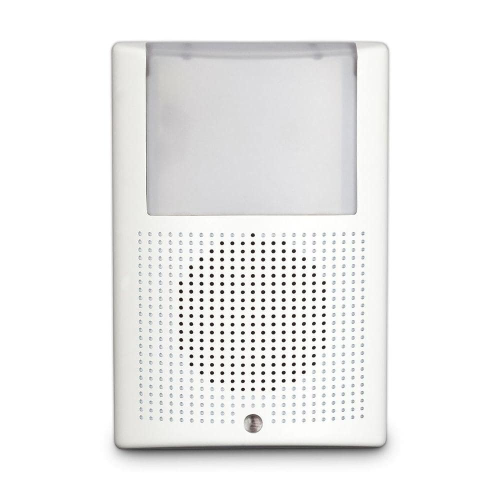 Defiant Wireless Plug - In Doorbell Kit with LED Night Light and Wireless Push Button, White - Stu's Home Improvement Outlet