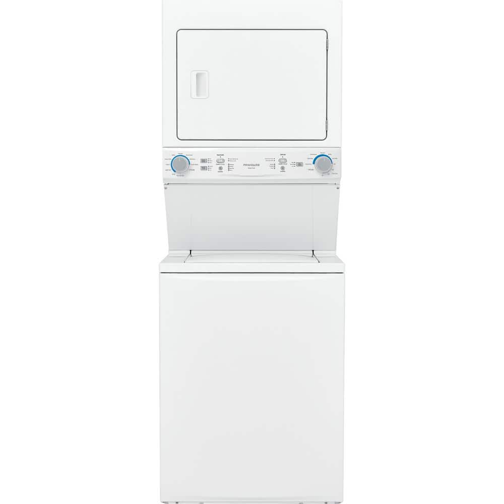 Frigidaire 3.9 cu. ft. Washer and 5.5 cu. ft. Electric Dryer Combo in White with Quick Wash & Dry Cycle and MaxFill Wash Cycle (FLCE7522AW)