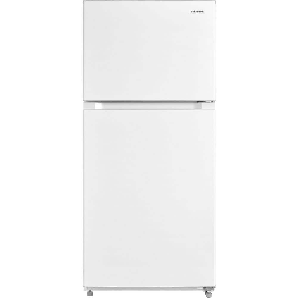 Frigidaire 29.7 in 19 cu. ft. Standard Depth Garage Ready Top Freezer Refrigerator in White with Precision Temperature Control (FRTE1814AW)