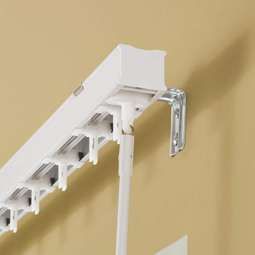 White Vertical Blind Head Rail For Sliding Door or Window - 53 in. W