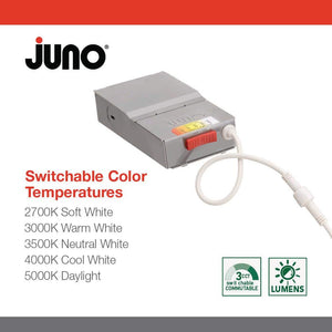 Juno Contractor Select WF6 SWW5 6 in. Selectable CCT Ultra Slim Canless Integrated LED White Recessed Light - Stu's Home Improvement Outlet