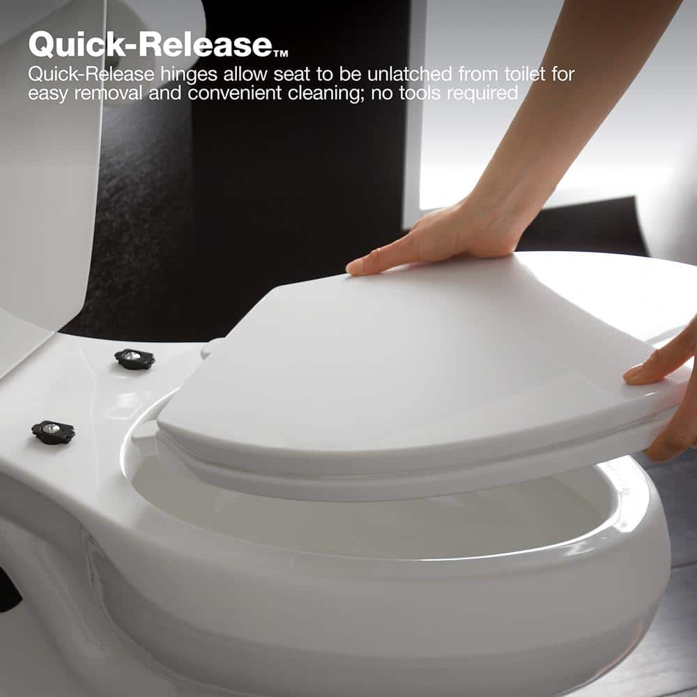 Wellworth Round Grip Tight Bumpers Toilet Seat
