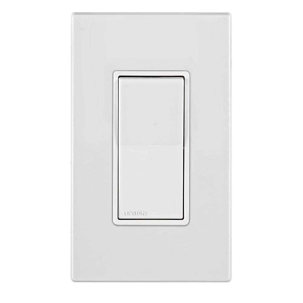 Decora Lever Edge 15 Amp 120/277 Volt 3-Way Switch, White (1-Pack) E5603-SW