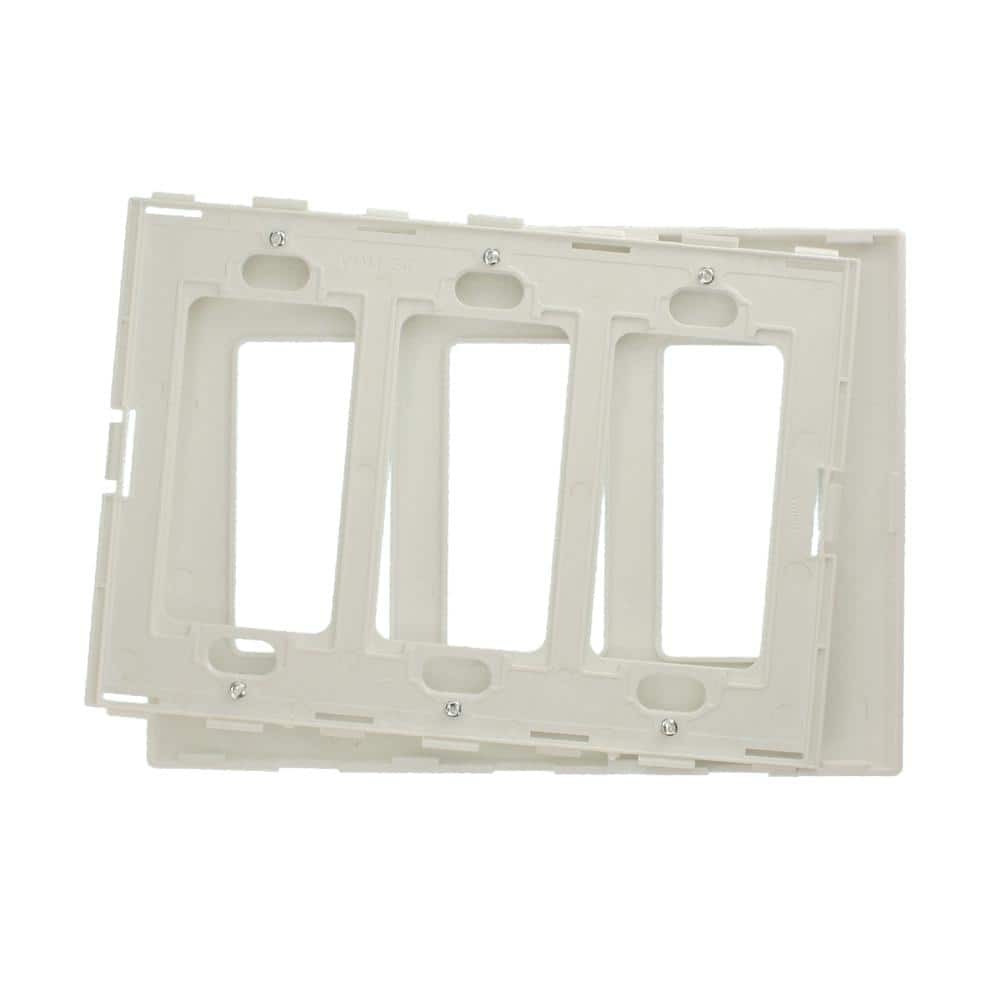 White 3-Gang Duplex Outlet Wall Plate (1-Pack)