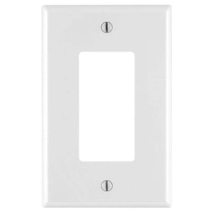 Decora 1 - Gang Midway Nylon Wall Plate - White - Stu's Home Improvement Outlet