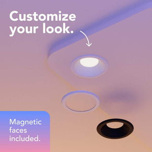 LIFX 6 in. SuperColor Adjustable Smart Retrofit Deep Baffle Recessed Light Trim Kit Downlight - Stu's Home Improvement Outlet