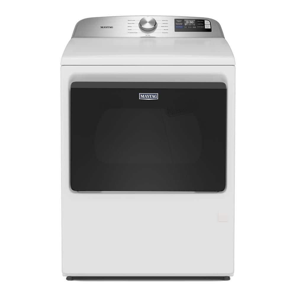 Maytag 7.4 cu. ft. vented front load Electric Dryer in White with Extra Power (MED6205RW)