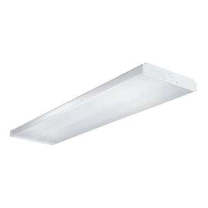 4 ft. White 4 - Light Residential Fluorescent Wraparound Fixture - Stu's Home Improvement Outlet