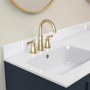 60 in. Solid Surface Vanity Backsplash Bathroom Vanity Back splash in White - Stu's Home Improvement Outlet