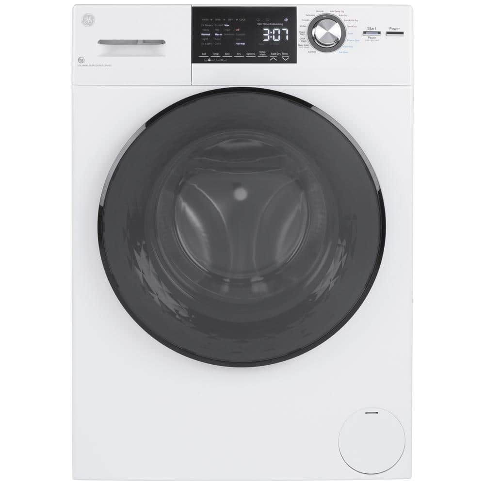 2.4 cu. ft. Compact White 120-Volt Ventless Electric All-in-One Washer Dryer Combo (GFQ14ESSN1WW)