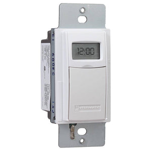 Intermatic 15 Amp 7 - Day Indoor In - Wall Astronomic Digital Timer, White - Stu's Home Improvement Outlet