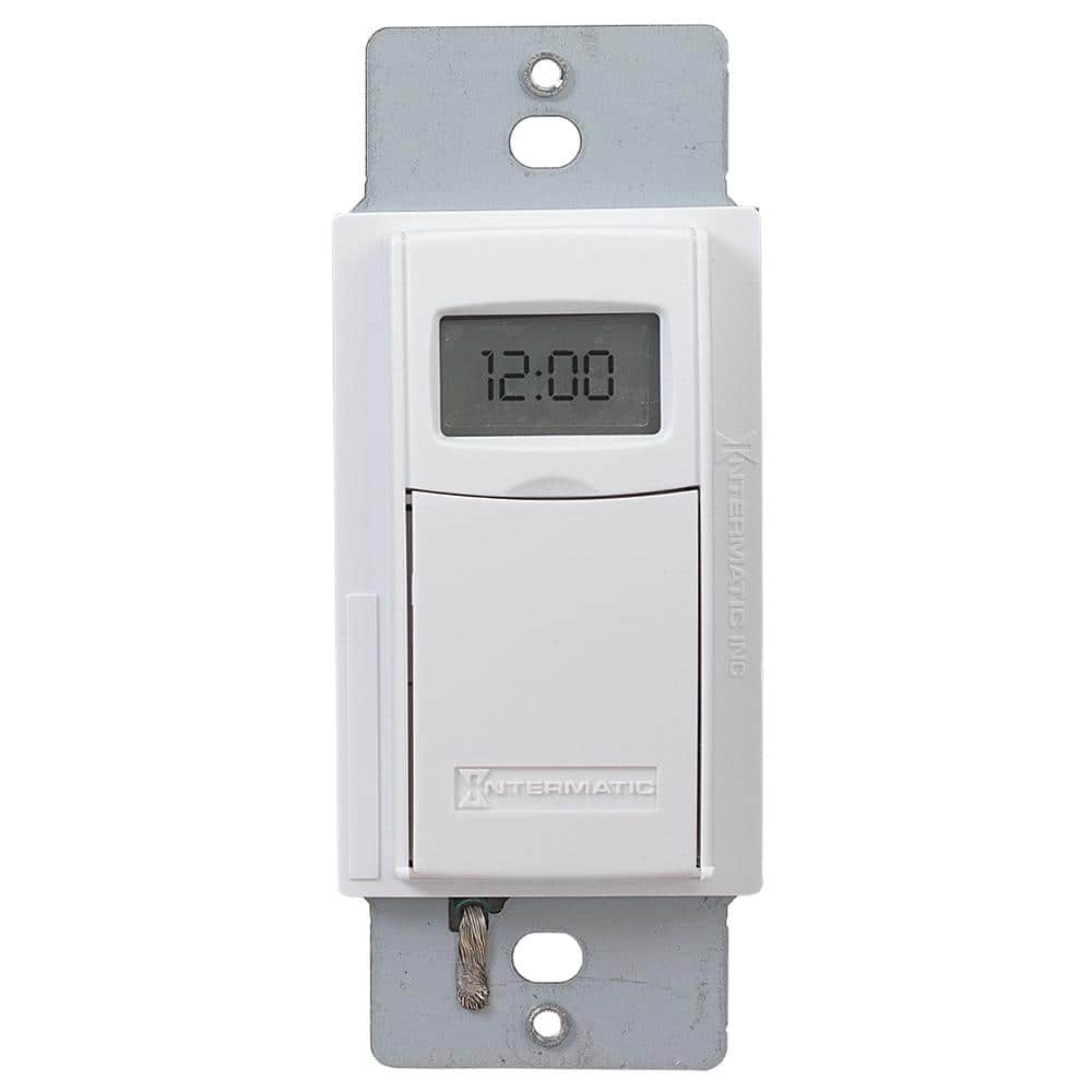 Intermatic 15 Amp 7 - Day Indoor In - Wall Astronomic Digital Timer, White - Stu's Home Improvement Outlet