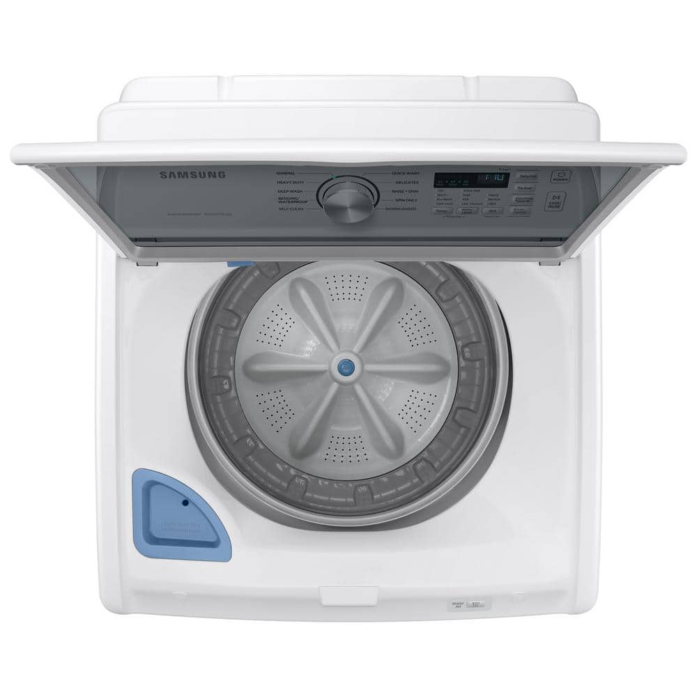 4.7 cu.ft. Large Capacity Smart Top Load Washer with Active WaterJet in White