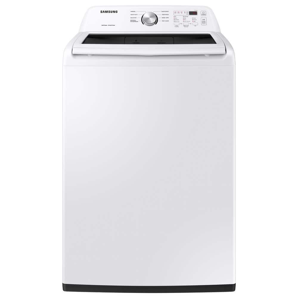 Samsung 4.5 cu. ft. Top Load Washer with Impeller and Vibration Reduction in White (WA45T3200AW) - Stu's Home Improvement Outlet
