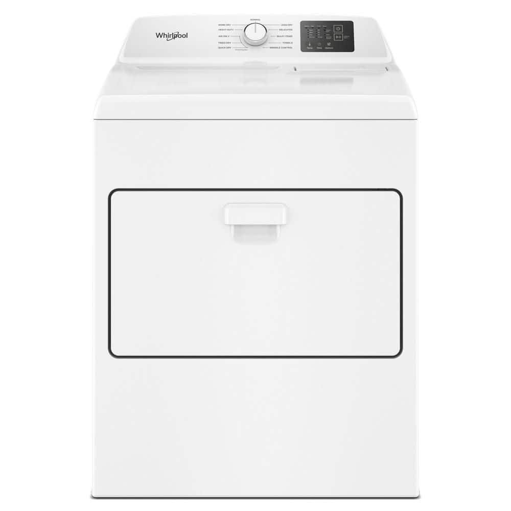 Whirlpool 7.0 cu. ft. vented Top Load Gas Dryer in White with AutoSensing and Wrinkle Shield option (WGD4307SW)