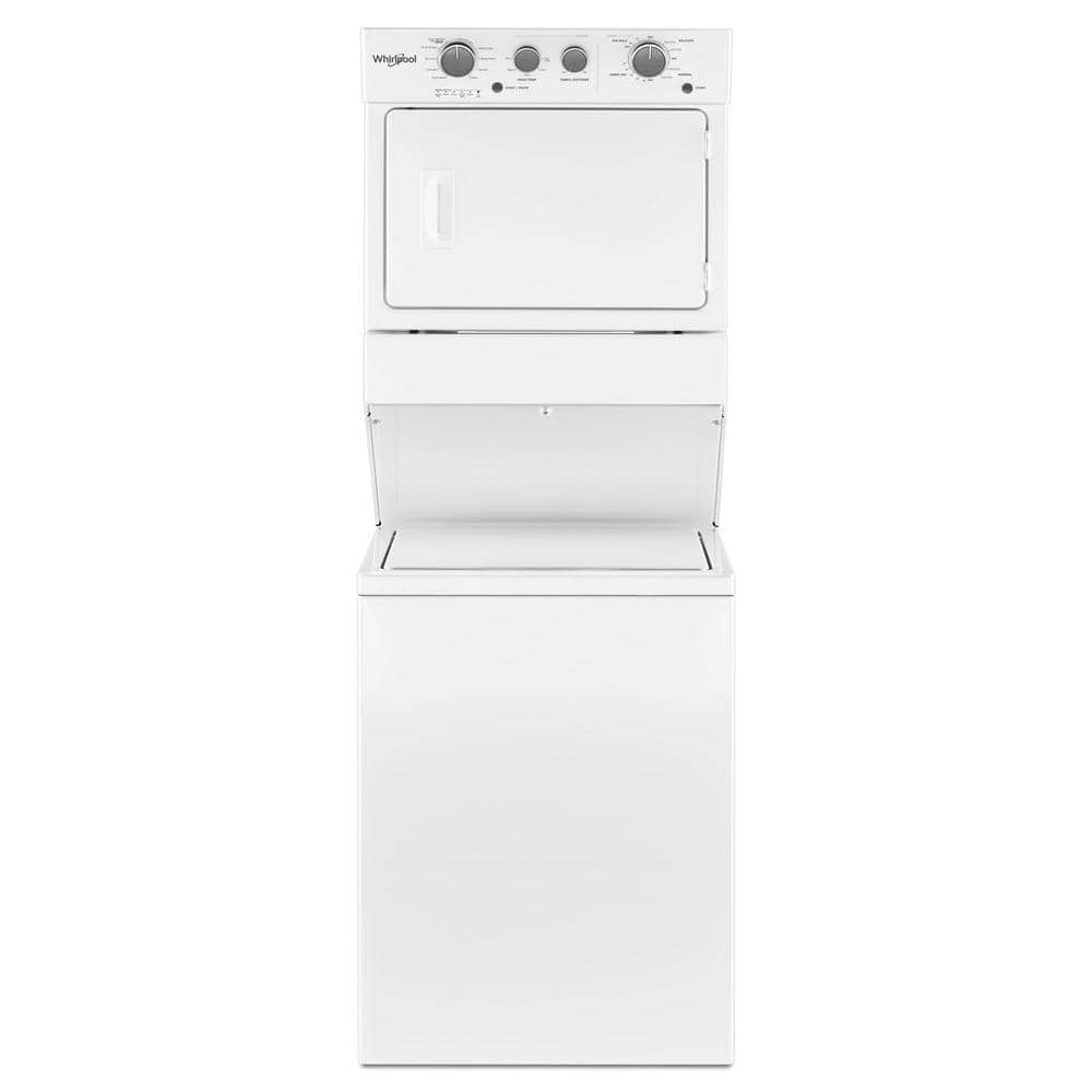 White Laundry Center with 3.5 cu. ft. Washer and 5.9 cu. ft. Gas Dryer with 9 Wash Cycles and AutoDry (WGT4027HW)